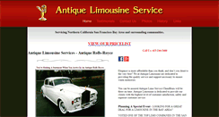 Desktop Screenshot of antiquelimousine.com